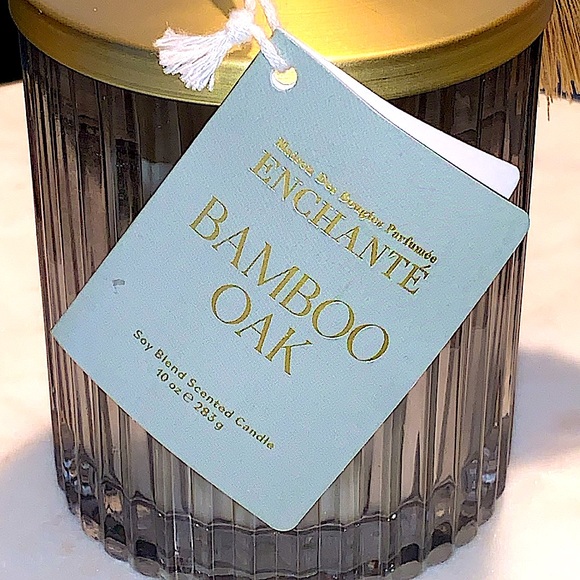 MAISON DE BOUGIES PARFUMEE CANDLE ENCHANTED BAMBOO OAK 10oz 2 WICK NEW - Picture 6 of 7